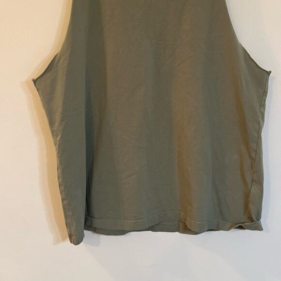 Gymshark Muscle Tank sz S green sleeveless workout Tank critical drop tank - Picture 3 of 6